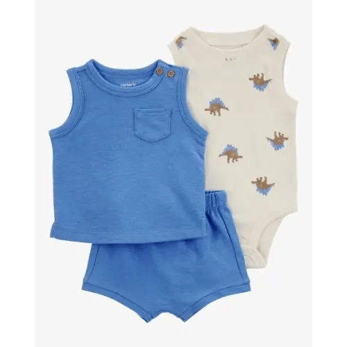 Baby 3-Piece Dinosaur Little Short Set - Carter's | Carter's