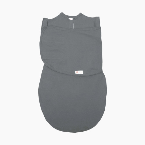 Embe Babies Short Sleeve Swaddle Sack - Charcoal, Medium/Large 12-18 Lbs