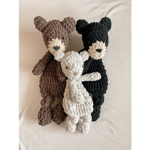 MADE TO ORDER - Crochet Bear Snuggler