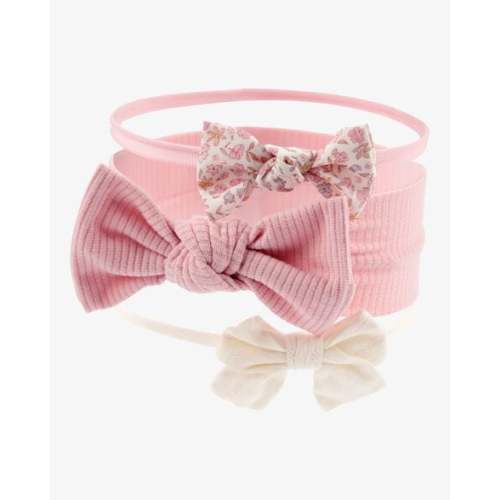 Baby 3-Pack Bow Headwraps - Pink - Carter's | Carter's