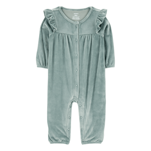 Baby Flutter Snap-Up Fuzzy Jumpsuit - Carter's | Carter's