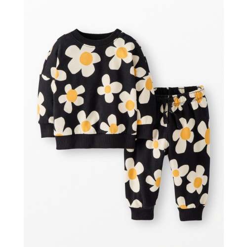 Baby Oversized French Terry Sweatshirt & Sweatpants Set | Hanna Andersson