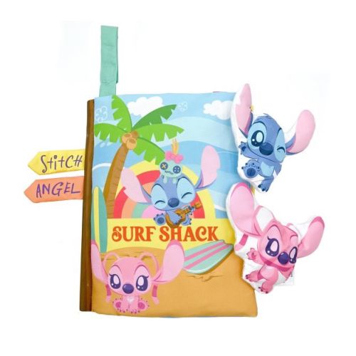 Disney Baby Stitch Deluxe Soft Book With Removable Plush Toys