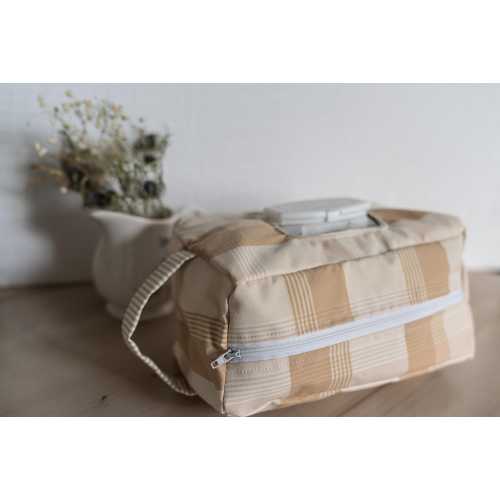 Plaid Diaper & Wipes Pouch