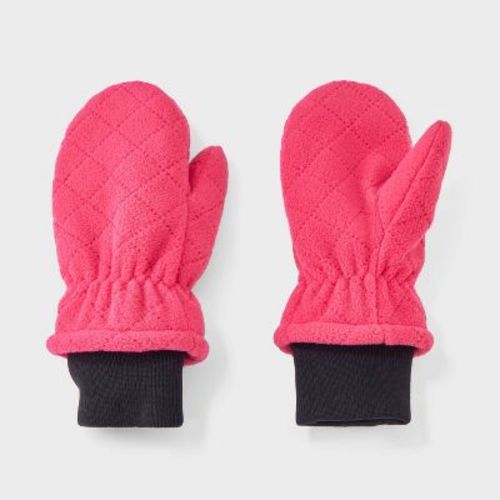 Toddler Quilted Fleece Mittens - Cat & Jack™ Pink