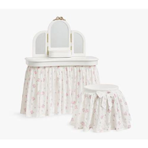 LoveShackFancy Vanity & Cover Set, Simply White