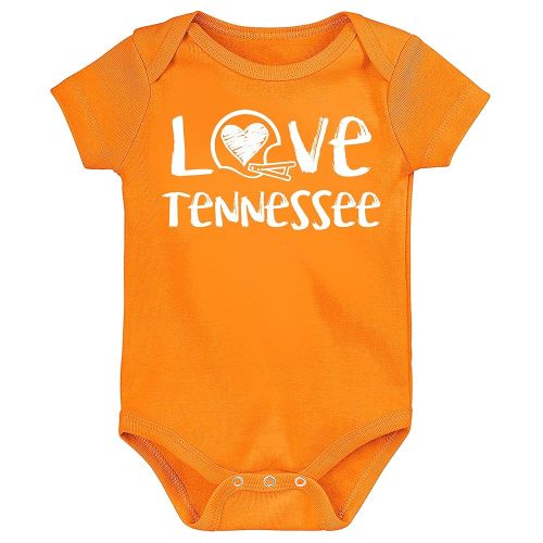 Loves Football Chalk Art Baby Bodysuit for Tennessee Fans