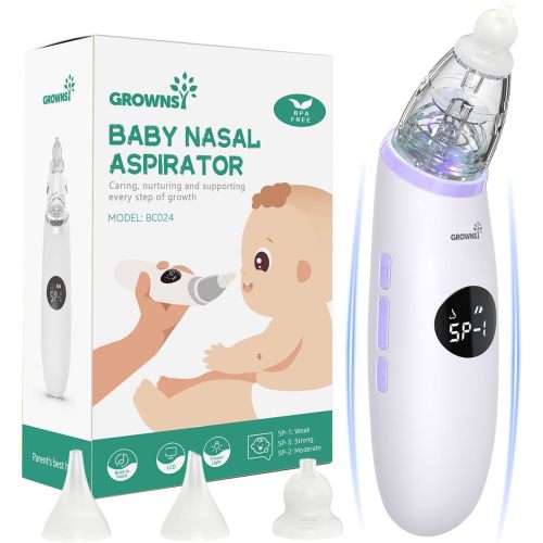 Grownsy Sniffease | Infant Nasal Aspirator | 3 Suction Modes – GROWNSY