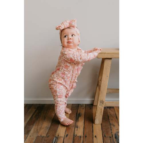 Frill Zip Romper | Blossom