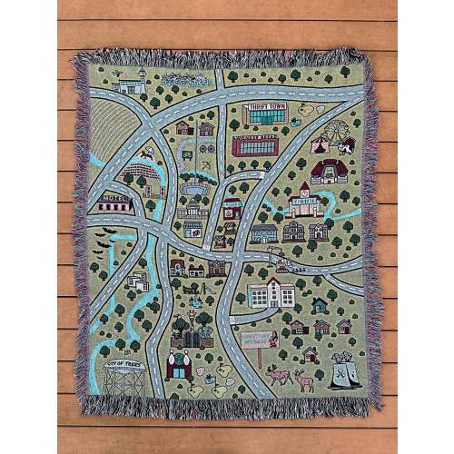 Sacramento Road Blanket