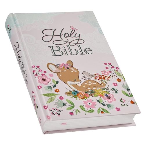 NLT Keepsake Holy Bible for Baby Girls Baptism Easter, New Living Translation, Blush Pink (NLT Baby Keepsake Editions)