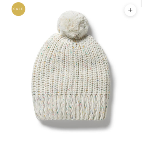 Hundreds and Thousands Organic Knitted Hat