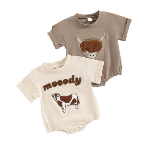 MOOODY T-Shirt Onesie - Hazel & Bo