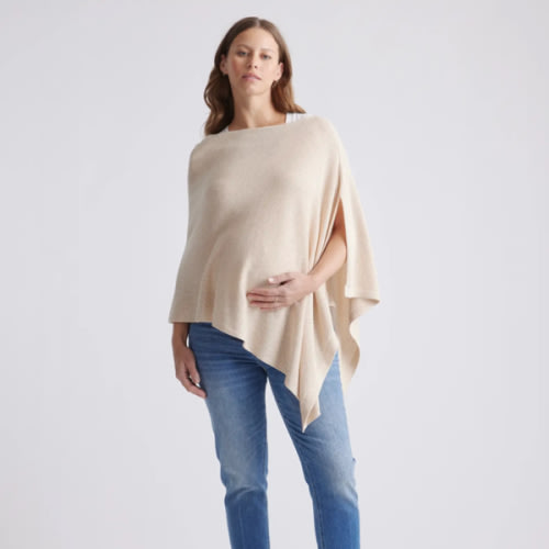 Lightweight Cotton Cashmere Nursing Shawl