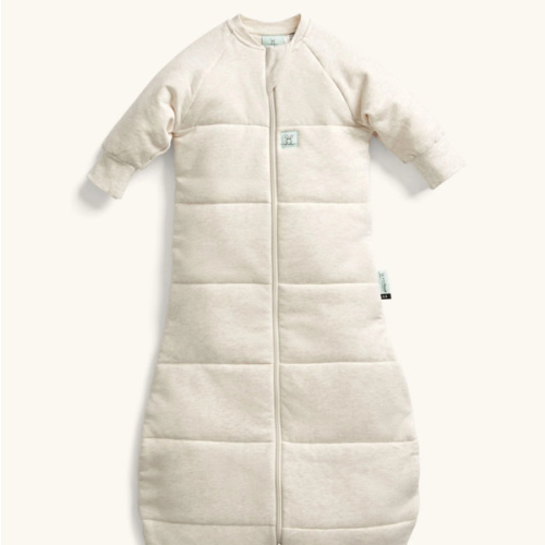 Jersey Sleep Sack 2.5 TOG Sleeved Oatmeal Marle