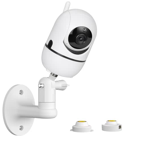 Adjustable Baby Monitor Mount for HelloBaby HB6550/HB65/HB40/HB66/HB248, ANMEATE SM935E, No Drilling Indoor/Outdoor Mount, Keep Your Baby in Your Sight at All Times(Camera Not Included)