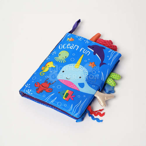 Buy Montessori Baby Soft Sensory Book Online I Montessori Generation