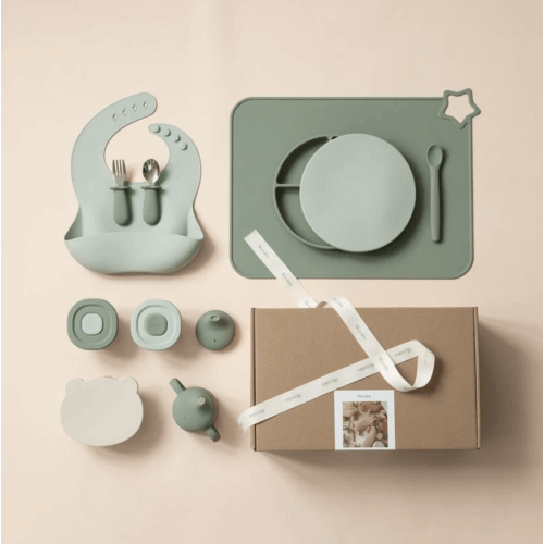 First Bites Gift Set (Sage/Mint)