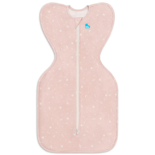 Swaddle Up™ 1.0 TOG Viscose from Bamboo Marle Pink Time and Space