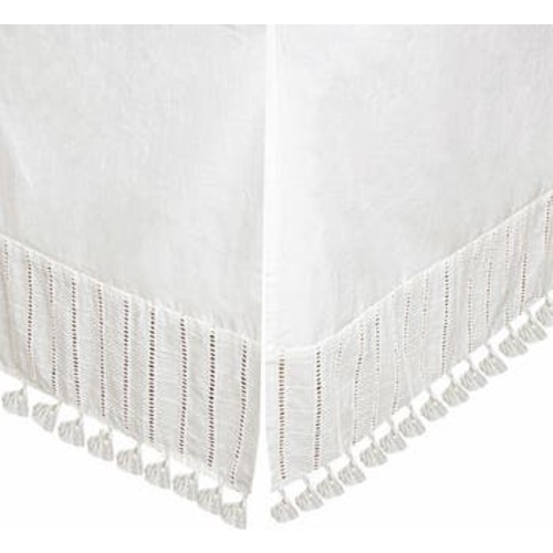 Tassel Trim Crib Skirt