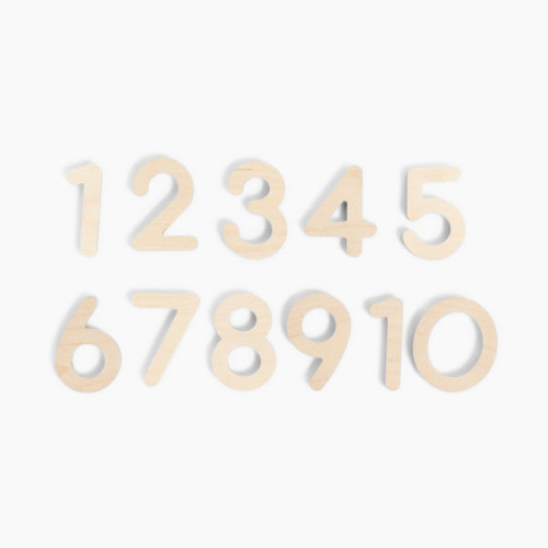 Gathre Wooden Numbers - Birch