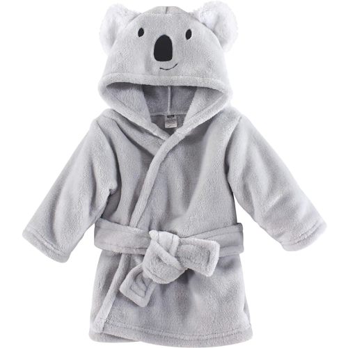 Hudson Baby Unisex Baby Plush Animal Face Bathrobe - 0-9 Months