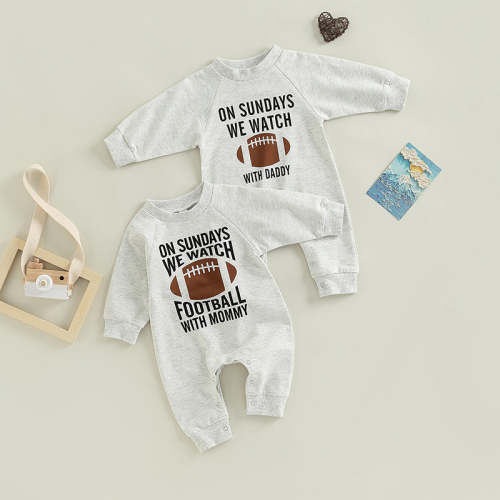 Football Graphic Romper