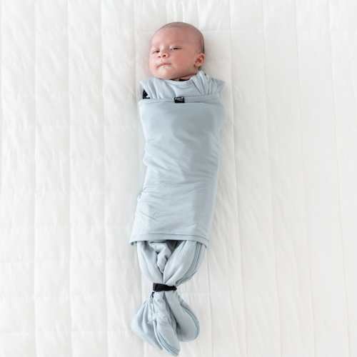 Sleep Bag Swaddler in Fog | Bamboo Sleep Bag | Kyte Baby