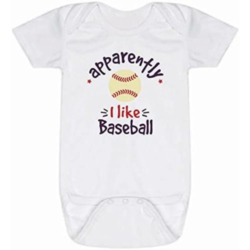 ChalkTalkSPORTS Baseball Baby & Infant One Piece | Baseball Theme Bodysuits