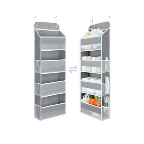 Yecaye 1 Pack Over the Door Organizer, 35.2lbs Load Toy Stuffed Animal Storage, Swing-proof Hanging Bathroom Organizers and Storage for Nursery Newborn Baby Essential Stuff Dorm Room Essentials