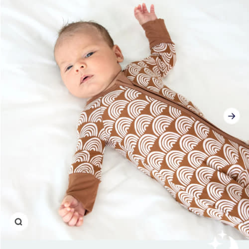 Rust Rainbows Zippy - Little Sleepies