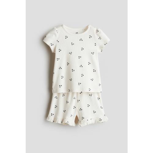 2-PIECE RIBBED COTTON SET