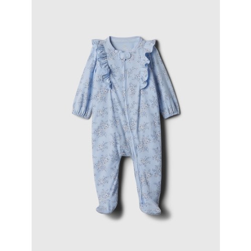 Baby First Favorites Graphic One-Piece in bicoastal blue