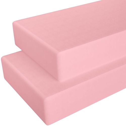NTBAY 2 Pack 100% Brushed Microfiber Fitted Crib Sheet, Super Soft and Cozy 28x52 Crib Sheet for Standard Crib and Toddler Mattresses, Boys, Girls, Unisex, Pink, 28x52 Inches