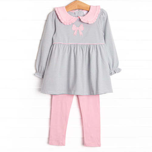 Finishing Touch Applique Legging Set, Sage – Stitchy Fish