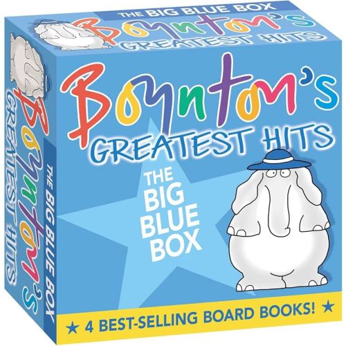 Boynton's Greatest Hits The Big Blue Box (Boxed Set): Moo, Baa, La La La!; A to Z; Doggies; Blue Hat, Green Hat