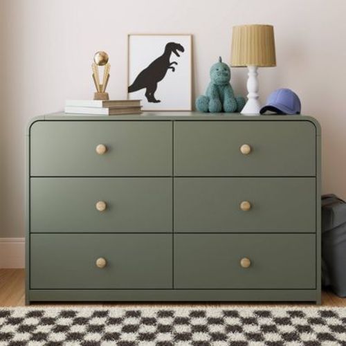 Storkcraft Santos 6-Drawer Double Dresser - Midnight