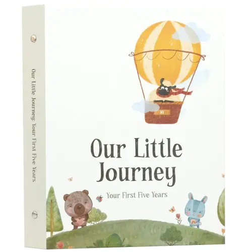 Baby Memory Book Keepsake | Minimalist First 5 Years Baby Book & Photo Album for Baby Boy or Girl| Gender Neutral Baby Journal Scrapbook for Milestones (Modern)