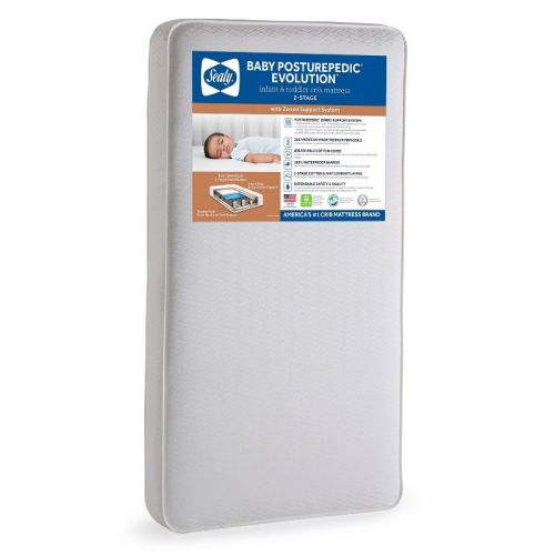 Sealy Baby Posturepedic Evolution 2-Stage Crib Mattress and Toddler Mattress