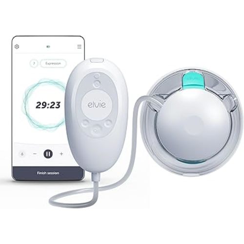Elvie Stride 2 | Single Electric Breast Pump - Hospital-Grade Suction - Wearable Breast Pump - Breast Feeding Essentials