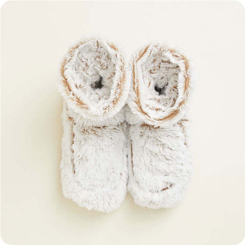 Marshmallow Brown Boots Warmies® – Warmies USA