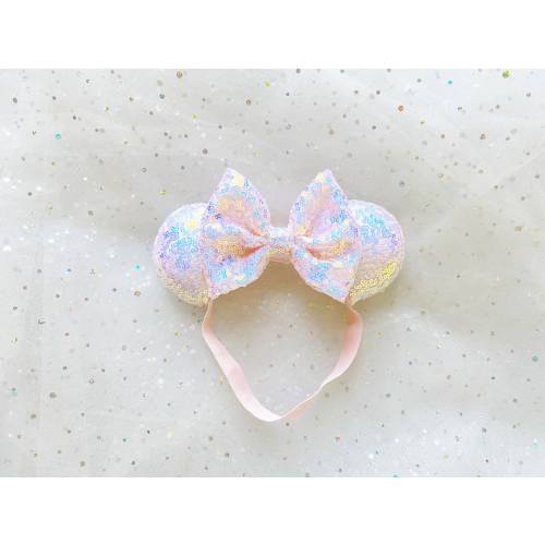 Pixie Dust Pink - Iridescent - Mini Minnie Ears - PREORDER!