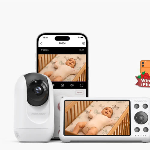 Momcozy 5-Inch Dual-mode Smart Baby Monitor-BM04