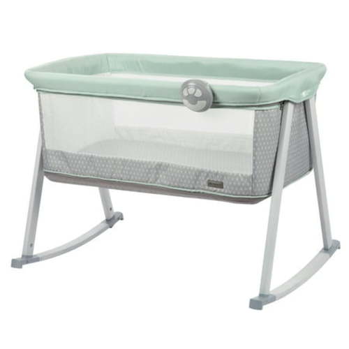 Monbebe Whisper 3 in 1 Rocking Baby Bassinet and Play Yard with Rocking Mode, Stardust