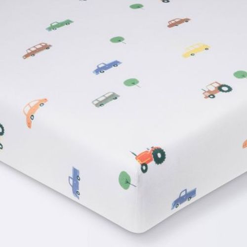 Fitted Crib Sheet - Cloud Island™ Transportation