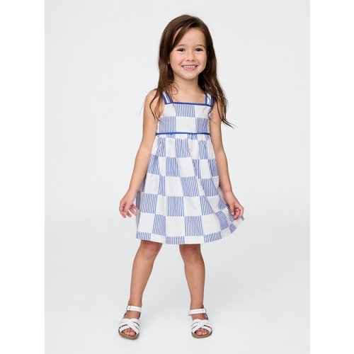 Baby & Toddler Poplin Patchwork Dress