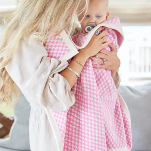 All My Heart Bubblegum Mini Blanket