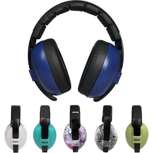 Banz Bubzee Baby Headphones for Noise Protection - Baby Ear Muffs, Newborn Infant & Toddler, 0 to 36 Months, Adjustable