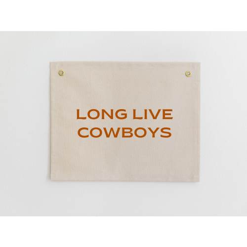 Long Live Cowboys Wall Flag, Cowboy Nursery Decor, Western Nursery Decor, Western Wall Decor, Cowboy Tapestry, Western Tapestry