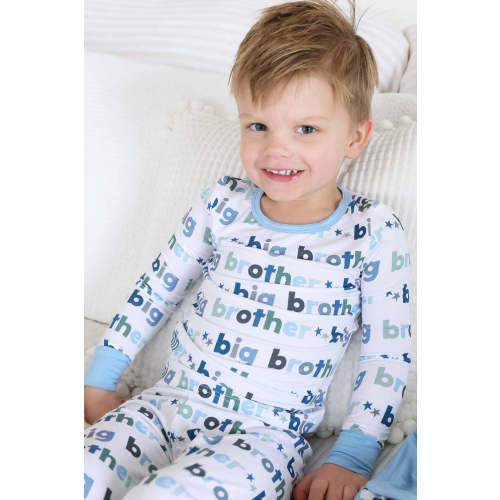 Big Brother Two Piece Bamboo Pajamas | Caden Lane